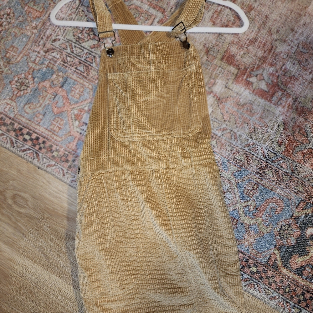 Wild Fable size M light brown corduroy overall skirt